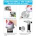 Sondiko Butane Torch Lighter S400 2 Pack, Refillable Kitchen Torch with Safety Lock and Adjustable Flame for Desserts, Creme Brulee, and Baking(Butane Gas Is Not Included)