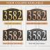 Personalized Address Plaque Sign Cast Metal - Custom House Number Plaque Sign,House Address Numbers for House Address Outside,Store,Yard,Garage,Apartment,Thick Rust-Free,Fade Resistant 911 Visibility