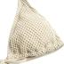 ZAFUL Women Triangle String Two Piece Bikini Fishnet Mesh Tie Shell Decor Tanga 2 Piece Swimsuit