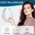 Knee & Leg Pillows Foam Support Pillow for Sleeping for Back Pain,Leg Pillow for Sleeping On Side, Memory Foam Cushion Knee Support Pillows,Pregnancy Pillow Removable and Washable Cover… (1 pack)