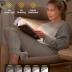 Glocusent USB Rechargeable Book Light for Reading in Bed, Portable Clip-on LED Reading Light, 3 Amber Colors & 5 Brightness Dimmable, Compact & Long Lasting, Perfect for Book Lovers, Kids