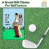Funny Golf Towel, Printed Golf Towels for Golf Bags with Clip, Golf Gift for Men Husband Boyfriend Dad, Birthday Gifts for Golf Fan - It's All in The Hips