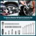 Sundpey 379-PCs Home Tool Kit - Protable Complete Household and Auto Repair Tool Set - Hand General Basic Tool Box Storage Case with Drawer - Full Basic Toolkit for Handyman & Diyer & Homeowner