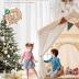 besrey Kids Tent, Kids Playhouse 2 in 1 with Padded Mat and String Lights, Large Play house with 2 Doors & 4 Windows, Kids Play Tent Indoor & Outdoor, Toddler Tent for Kids, 51" x35" x 51