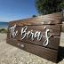 Wooden Name Sign Personalized and Custom, Solid Rustic Wood, Wedding Gifts for Couples, Home, Office, Family Last Name Established Signs, Est. Date Sign 23x10"