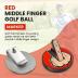Ultimate Middle Finger Golf Ball Marker with Magnetic Hat Clip | Alignment Ball Mark | Funny Golf Accessories - Great Gift for Golf Lovers Golf Cap Premium Gifts - Golf Enthusiasts Gifts