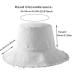 Bucket-Hat-Distressed Sun-Protection Washed-Cotton Beach-Sun-Hat - Summer-Wide-Brim(3.2inch Brim) Beach-Cap(Size:S-M)