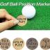 Adult Humor Novelty Golf Ball Markers Funny Golf Ball Marker for Men with Funny Words Unique Golf Gag Gifts for Men or Women Golfers