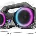 KMAG Portable Bluetooth Speaker - IPX7 Waterproof Wireless Speakers with 80W Loud HiFi Stereo Sound, 24H Playtime, Dynamic Light, Deep Bass, Dual Pairing, 5.3 BT for Outdoor, Home, Party, Gifts