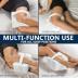 ComfiLife Knee Pillow for Side Sleepers – Cooling Leg Pillow for Side Sleeping – Knee Pillow with Strap for Hip Pain, Back Pain, Sciatica Pain Relief – Memory Foam Hip Pillow Contour Design