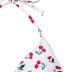 SOLY HUX Women's Bikini Sets Cherry Print Halter Triangle Tie Side Bathing Suits 2 Piece Swimsuit