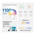 Tapo TP-Link Smart Light Bulbs, 1100 Lumens High Brightness (75W Equivalent), Matter-Certified, 16M Colors WiFi Light Bulb, Dimmable, Works w/Siri, Alexa & Google Home, A19 E26, L535E(2-Pack)