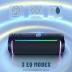 Ortizan Portable Bluetooth Speaker, 40W Loud Sound and Deep Bass, IPX7 Waterproof, True Wireless Stereo, Bluetooth 5.3, Colorful Flashing Lights, Preset EQ, USB Play, for Home, Outdoor, Party, Black