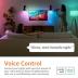 Amazon Basics Smart A19 LED Light Bulb, Multicolor Changing, 9W (60W Equivalent), 800LM, Works with Alexa Only, 2.4 GHz Wi-Fi, No Hub Required, 4-Pack