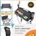 Walker Basket for Folding Walker +Flip-Down Walker Tray +Reacher/ Cane Holder Strap + Cup Holder | Basket for Walker Bags for Folding Walker with Wheels, Walker Accessories for Walker Rollator - GRAY