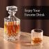Luxury Gift For Men – Whiskey Decanter Set For Beloved Husband Or Dad Birthday Gift – 4 Whiskey Glasses And Decanter Set Is a Great Gift Idea for Whisky, Bourbon, or Scotch lovers