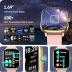 KALINCO Smart Watch for Women, 1.69" Fitness Tracker with Heart Rate, Blood Pressure, Blood Oxygen Tracking, Smartwatch with 100+ Sports Modes, Step Counter Compatible with Android iOS