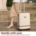 Coolife Suitcase Set 3 Piece Luggage Set Carry On Travel Luggage TSA Lock Spinner Wheels Hardshell Lightweight Luggage Set(Gray+Pink, 5 piece set)