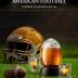 Football Whiskey Decanter Set with 2 Glasses, The Wine Things Whisky Decanter Gift Set, for Liquor Scotch Bourbon Vodka, Gift for Football Fans, Birthday, Christmas Gifts For Him, Men -1100ml/37oz