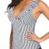 Yonique Women's Tankini Top Only Tummy Control Bathing Suit Top Ruffle Swimsuit Top V Neck Swim Tank Top No Bottom