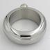 CNFLASK 3.5oz Mirror Polished Silver Bracelet Flask 304 Stainless Steel Bangle Shaped Drinking Flask With Funnel