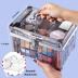 Makeup Kit for Women Full Kit - Eyeshadow Palette, Lipsticks, Lipgloss, Blushes, Contour, Highlighters, Makeup Pencil, False Eyelashes, Re-usable Train Case Gift Set for Teen Girls Starters Pros
