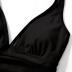 RXRXCOCO Women Sexy V Neck Mesh One Piece Bathing Suit Halter Push Up Tummy Control Swimsuit Swimwear