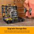 Cordless Drill Tool Kit Set: 20V Power Drill Tool Box with Battery Electric Drill Driver for Men Home Hand Repair Basic Toolbox Tools Sets Drills Case