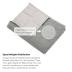 CODUM Weighted Blanket Twin Size 15bls, Cooling Blanket for Adult Hot Sleepers, Soft Bed Blanket Universal to All Seasons, 48''x72'' 15 LBS, Grey