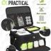 2 Layer Golf Trunk Organizer with Active Carbon Fabric - Golf Shoe Bag for Shoes, Balls, Tees, Clothes, Gloves, Golf Accessories Fathers Day Dad Gifts for Men from Daughter Son Wife