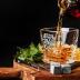 Fathers Day Gift - Best Dad Ever Whiskey Glass - Bourbon Whisky Rocks Chilling Stones Set - Best Bonus Dad Stepdad Father Grandfather Papa - Scotch Glass in Wooden Box - Birthday Gift