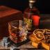 Fathers Day Gift - Best Dad Ever Whiskey Glass - Bourbon Whisky Rocks Chilling Stones Set - Best Bonus Dad Stepdad Father Grandfather Papa - Scotch Glass in Wooden Box - Birthday Gift