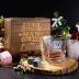 Fathers Day Gift - Best Dad Ever Whiskey Glass - Bourbon Whisky Rocks Chilling Stones Set - Best Bonus Dad Stepdad Father Grandfather Papa - Scotch Glass in Wooden Box - Birthday Gift