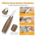 JIAN Wood Carving Tools Set - Wood Carving Knife Kit for Beginners, Adults, and Kids, Includes 3 Whittling Knives for DIY Woodworking and Carving Enthusiasts