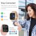 Smart Watch for Women Men(Dial/Answer Calls), 2.0" Fitness Tracker Watch with Heart Rate/Blood Pressure/Blood Oxygen Monitor for Android iOS