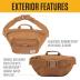 Carhartt Adjustable Waist, Durable, Water Resistant Hip Pack, Black, One Size