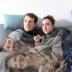 Custom Sherpa Fleece Blanket with Photos Text Soft Warm Fuzzy Custom Blanket Personalized Couples Gifts for Boyfriend Girlfriend Customized Picture Blanket Gifts for Birthday Anniversary Christmas