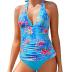 Holipick Two Piece Tankini Swimsuits for Women Tummy Control Bathing Suits Sexy V Neck Halter Tankini Top with Bikini Bottom