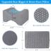 BlissTrends Memory Foam Knee Pillow, Knee Pillow for Side Sleepers, Leg Pillows for Sleeping, Elevation Pillow for Relief Twisted Spine, Sciatica, Leg Numbness, Back, Joint, Hip, Surgery Pain, Grey