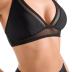 SUUKSESS Women Sexy High Waist Bikini Sets Mesh Tummy Control 2 Piece Swimsuits