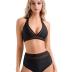 SUUKSESS Women Sexy High Waist Bikini Sets Mesh Tummy Control 2 Piece Swimsuits