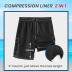 HODOSPORTS Men's 9" Swim Trunks Quick-Dry with Compression Liner (Regular&Extended Sizes)
