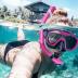Snorkeling Gear for Adults, Kwambiri Dry-Top Snorkel Mask, 180°Panoramic Wide View Snorkel Mask Adult Snorkel Set for Snorkeling Scuba Diving Swimming Travel
