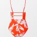 CUPSHE Women Swimsuit One Piece Bathing Suit Square Neck Cutout Back Tummy Control with Adjustable Spaghetti Straps
