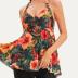 Tankini Swimsuits for Women Tummy Control Swimsuit Modest Tankini Top with Boyshort Bathing Suit 2 Piece Swimsuit