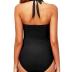 Tempt Me Women Tummy Control One Piece Swimsuits Push Up Slimming Bathing Suits Halter Vintage Swimwear