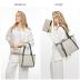 LOVEVOOK Womens Purses and Handbags Designer Tote Purse for Women Canvas Hobo Satchel Shoulder Bag with Compartment