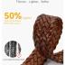 CHAOREN Belts for Men - 1 3/8" Casual Braided Belts Men for Jeans - Handcrafted Weaving and Softness