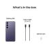 SAMSUNG Galaxy S24 Cell Phone, 128GB AI Smartphone, Unlocked Android, 50MP Camera, Fastest Processor, Long Battery Life, US Version, 2024, Cobalt Violet