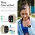 TOZO S4 AcuFit One Smart Watch 1.78" AMOLED Screen for Men Women, Bluetooth Call Dial Fitness Tracker, Heart Rate and Blood Oxygen, Sleep Monitor, IP68 Waterproof, Workout for iOS Android